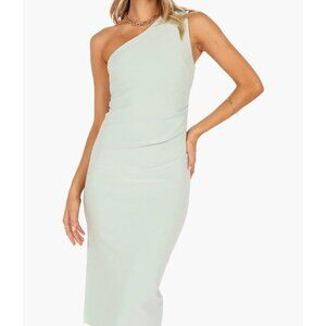 Petal & Pup Asymmetrical Mint Dress